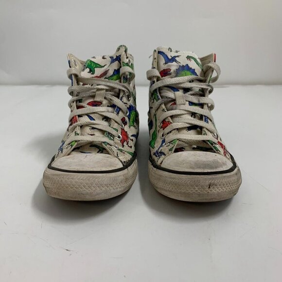 Converse Chuck Taylor Kids All Star Hi T-Rex Stegosaurus Dino Sneaker Size 3 - Picture 9 of 15